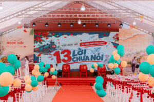 Thi công backdrop tại hà nội